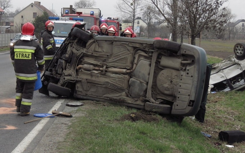 Groblice. Poważny wypadek na drodze Wrocław-Oława (ZDJĘCIA)