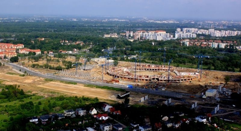 Budowa stadionu - 22 maja 2010