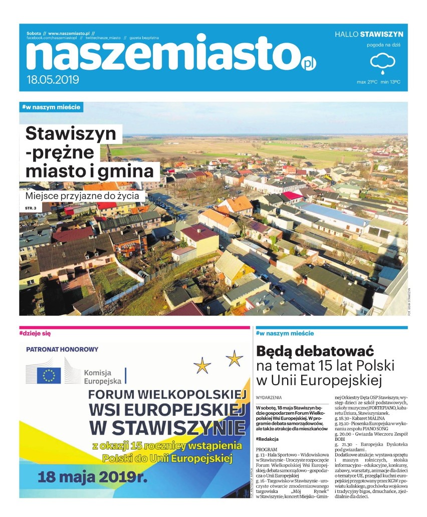 Nasze Miasto Stawiszyn - dodatek na Forum Wielkopolskiej Wsi Europejskiej ZDJĘCIA