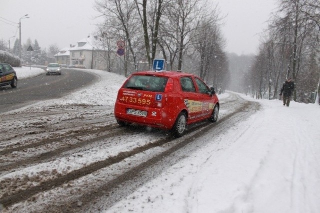 Zimą kursanci  jeszcze bardziej boją się tego skrzyżowania 