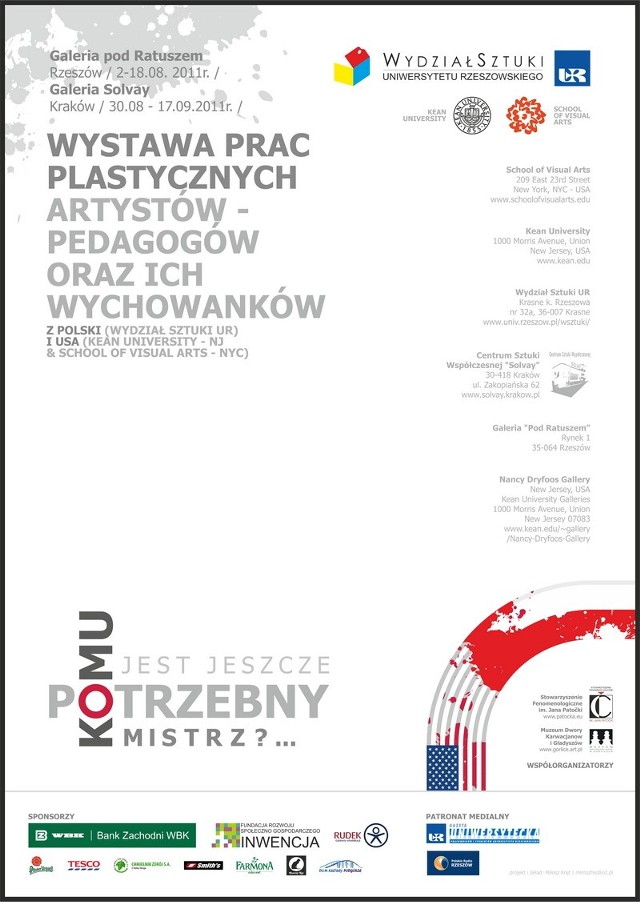 Komu potrzebny jest mistrz - wystawa w Rzeszowie