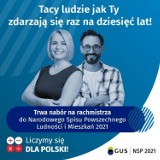 Przedłużony nabór kandydatów na rachmistrzów spisowych