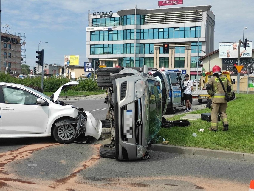 Na miejscu wypadku w Kielcach