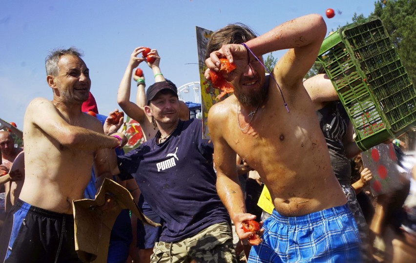Pomidorowa bitwa na Woodstocku