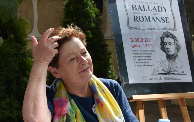 Zofia Mąkosa wzięła udział we wrześniu w Narodowym Czytaniu 2002 w Zielonej Górze