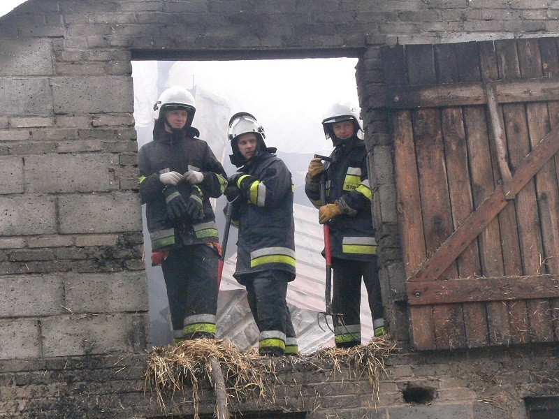 Ogień zabrał 165 tys. zł (FOTO)