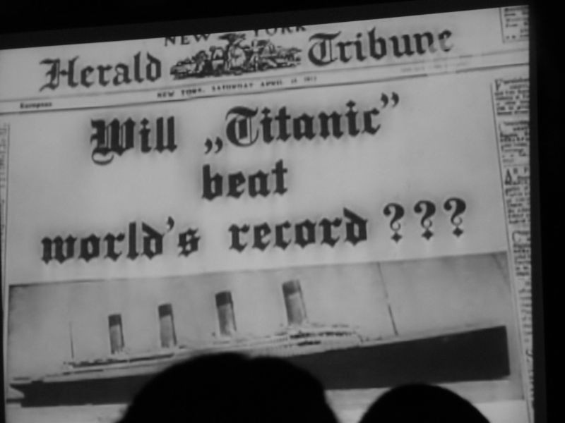 kadr z filmu "Titanic" z 1943 roku