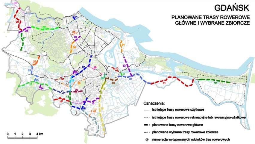 Gdańsk: Będą nowe ścieżki rowerowe przy ul.3 Maja, Chłopskiej i Rzeczpospolitej. Które następne?