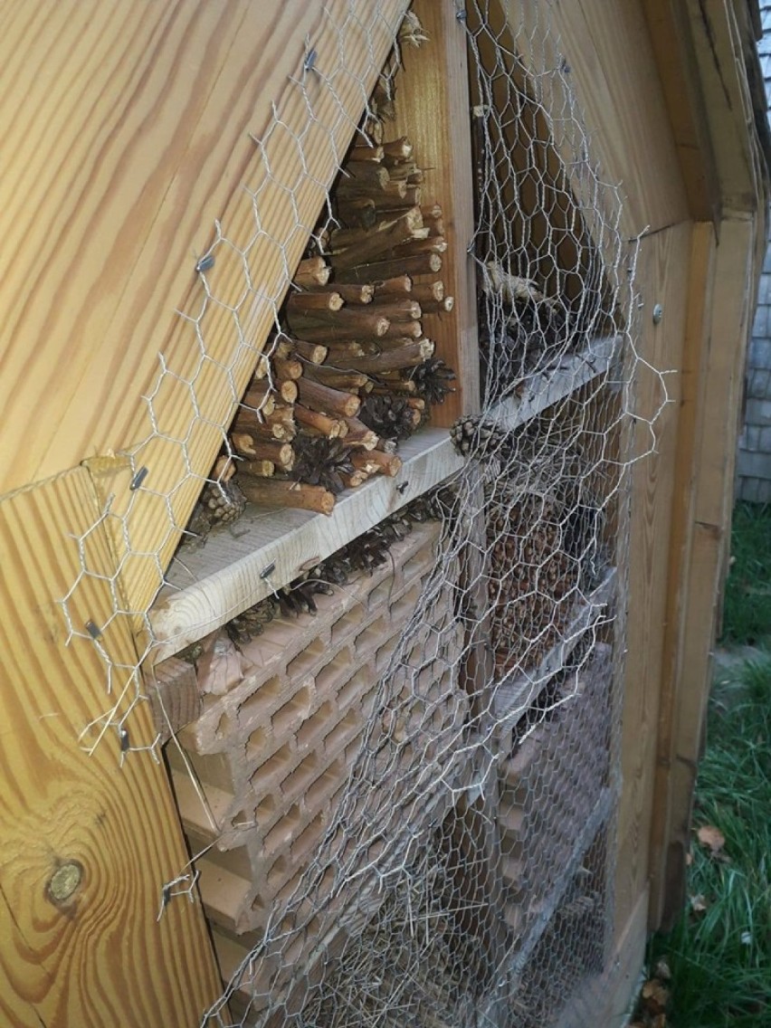 Wandale w Kobiernicach weszli z łomami i piłami. Zniszczyli wiatę edukacyjną ZDJĘCIA