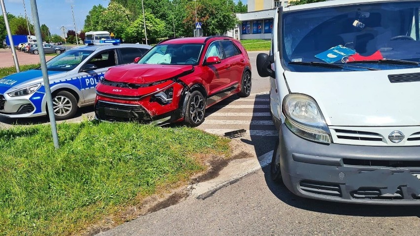 Wypadek na skrzyżowaniu ulic Piastowskiej i Leszka Czarnego...