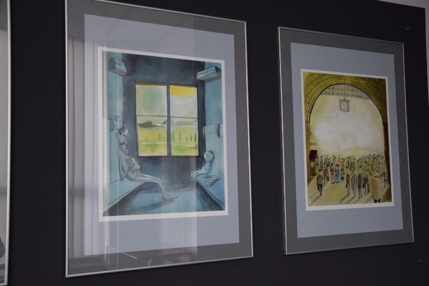 Ilustratorka Joanna Rusinek w skierniewickiej bibliotece opowiadała o swojej pracy 