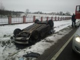 Wypadek w Chojeńcu: Zderzenie dwóch samochodów, cztery osoby ranne