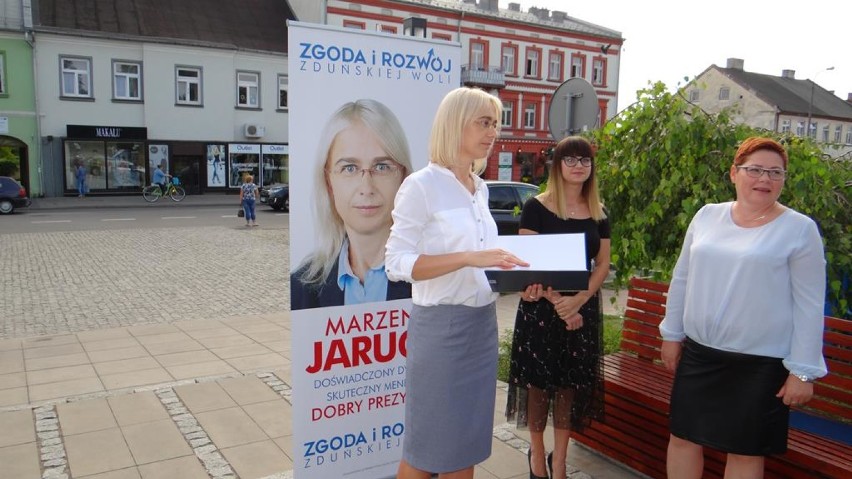 Marzena Jaruga, kandydatka na prezydenta z KWW Zgoda i...