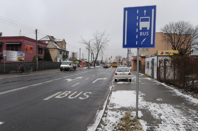 Dzięki buspasowi autobusy dojeżdżają do pętli nawet, gdy przejazd jest zamknięty