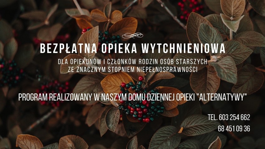 Program „Opieka wytchnieniowa” finansowany jest ze środków...