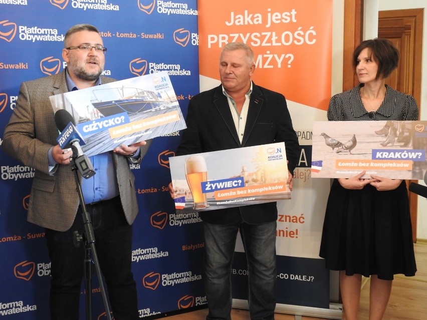 Łomża. Platforma Obywatelska wyciągnęła wnioski i przedstawiła hasło wyborcze (zdjęcia, wideo)