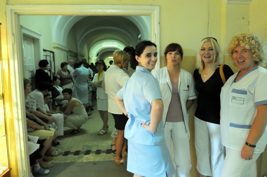 Strajk pielęgniarek ze szpitala wojskowego w Lublinie (ZDJĘCIA)