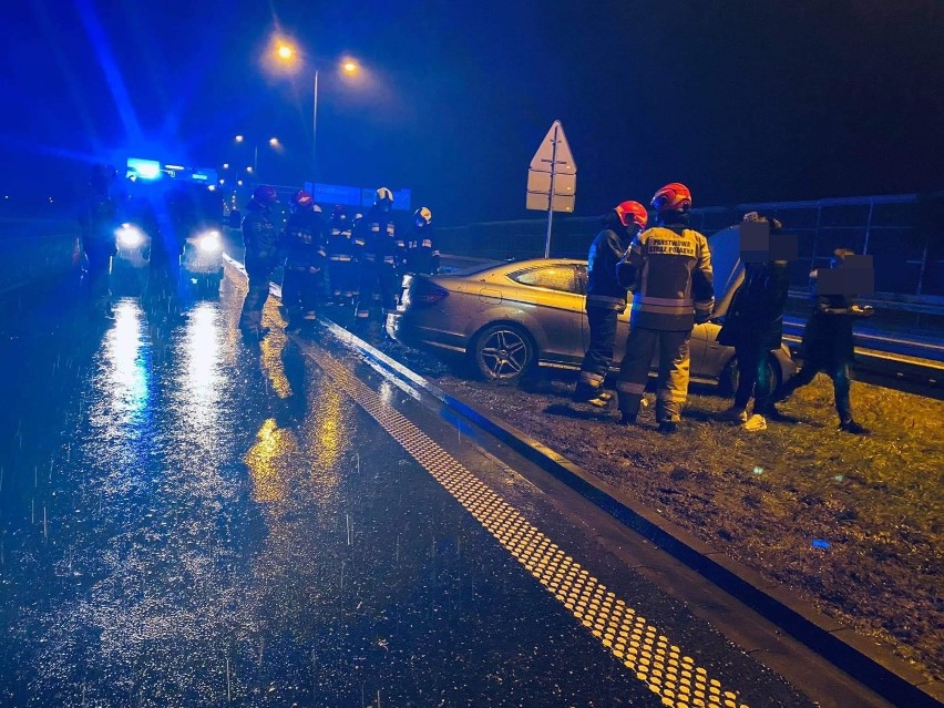 Wypadek na autostradzie A1 pod Włocławkiem
