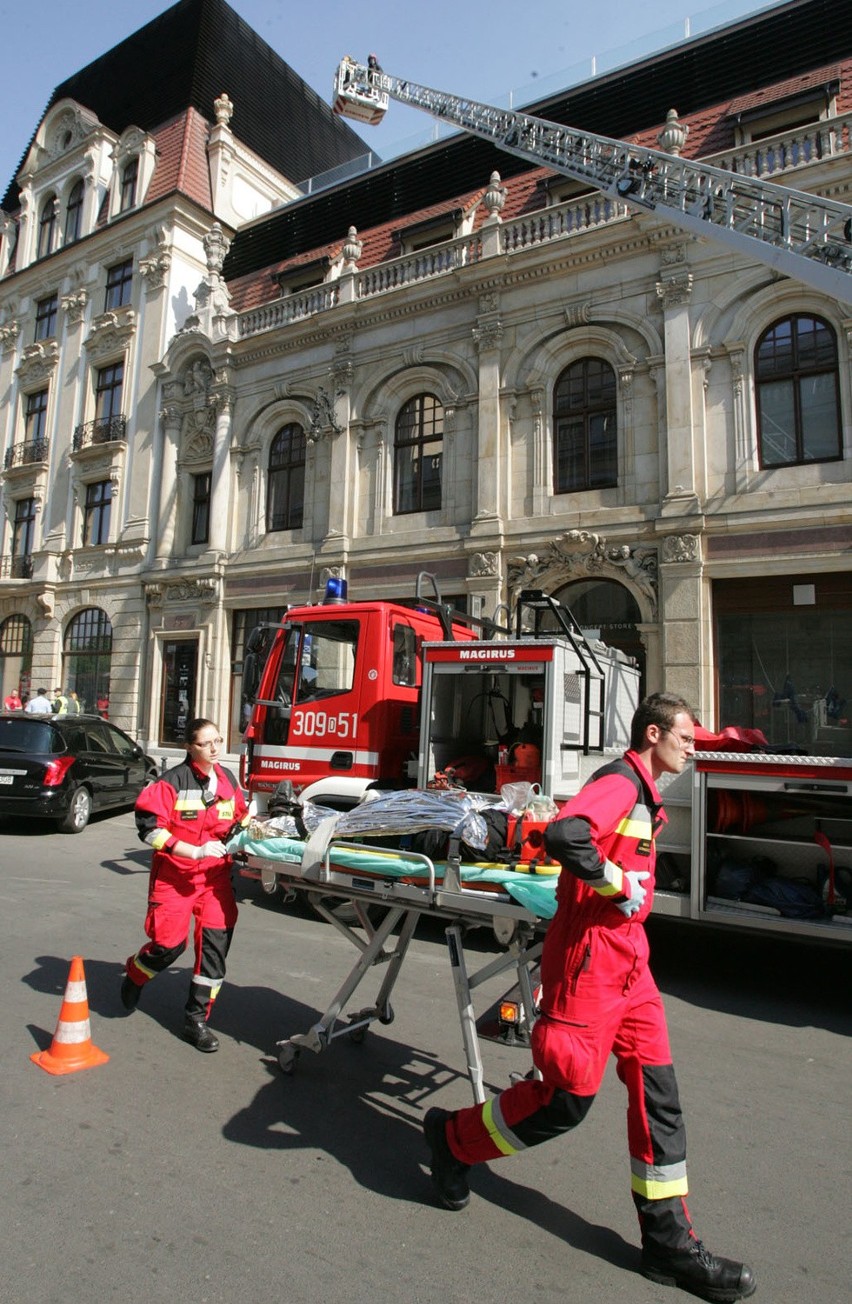 Wrocław: Pożar w hotelu Monopol. No, prawie (ZDJĘCIA, FILM)