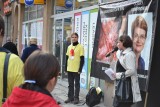 Protest przeciwko aborcji w Gliwicach. Pikieta pod biurem poselskim Krystyny Szumilas