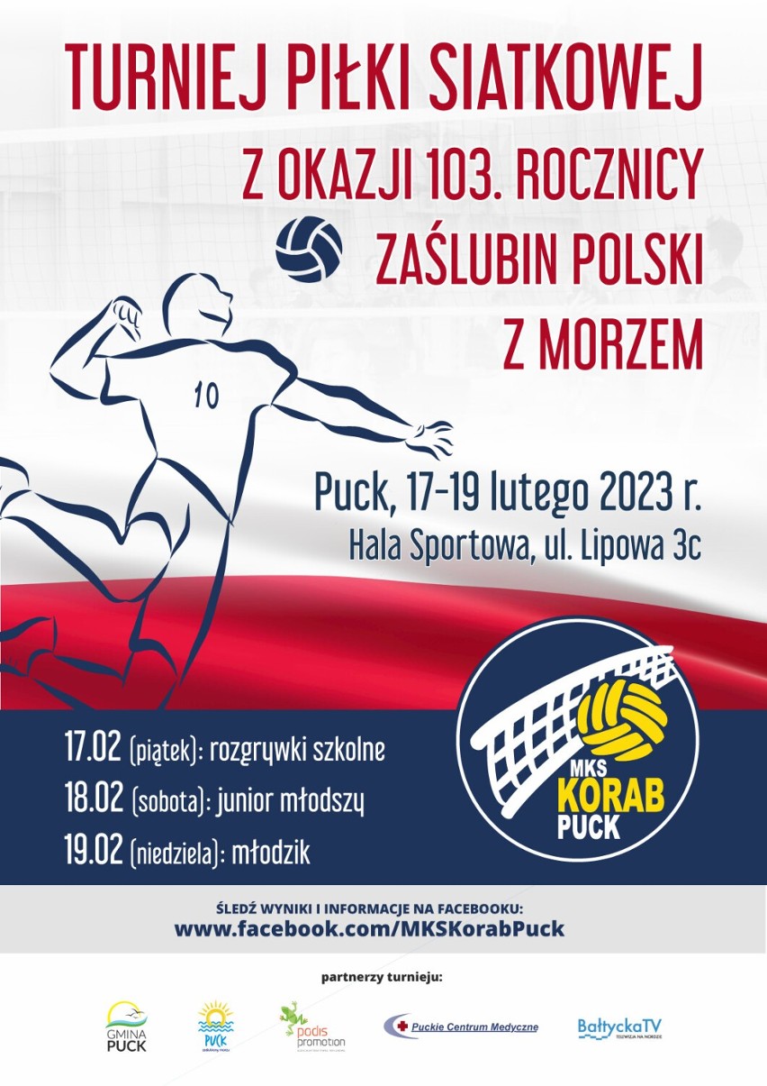 Miasto Puck zaprasza na Turniej Piłki Siatkowej z okazji...