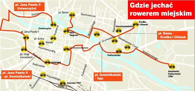 170 km tras dla cyklistów, jeszcze nie wszędzie dojedziemy na rowerze