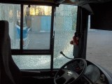 Szaleniec strzela do autobusów PKM-u Świerklaniec [ZDJĘCIA]