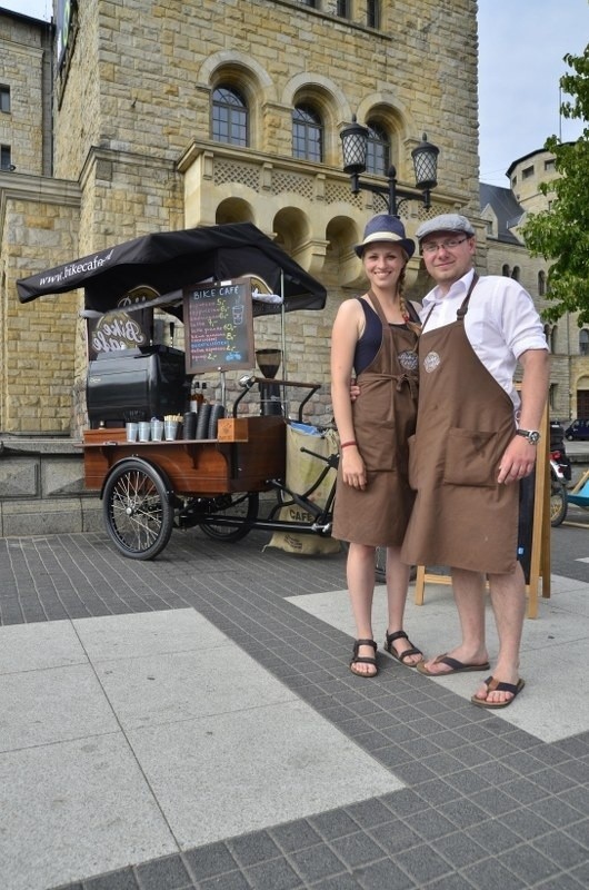 Poznań: Bike Cafe - pierwsza w kraju mobilna kawiarnia na kołach roweru 