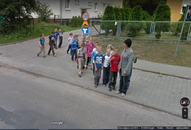 Google Street View w Złotnikach Kujawskich