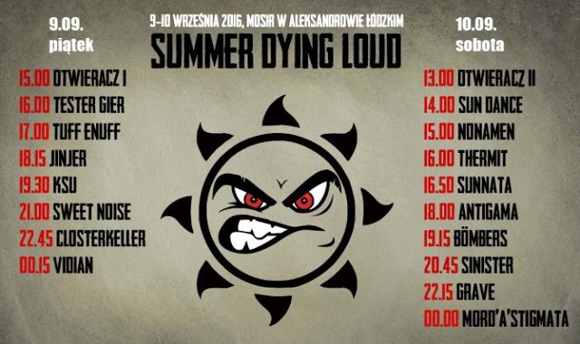 Summer Dying Loud 2016