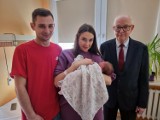Malutka Lena pierwszym dzieckiem urodzonym w Inowrocławiu w 2024 roku. Zdjęcia