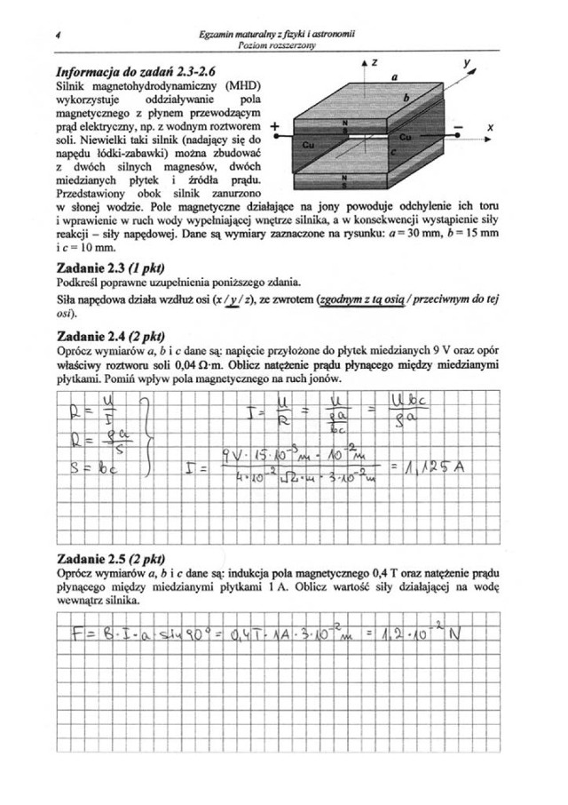 Matura z fizyki