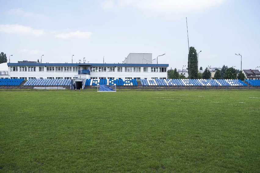 Stadion "RKS Okęcie" podczas naszej wizyty w 2021 roku