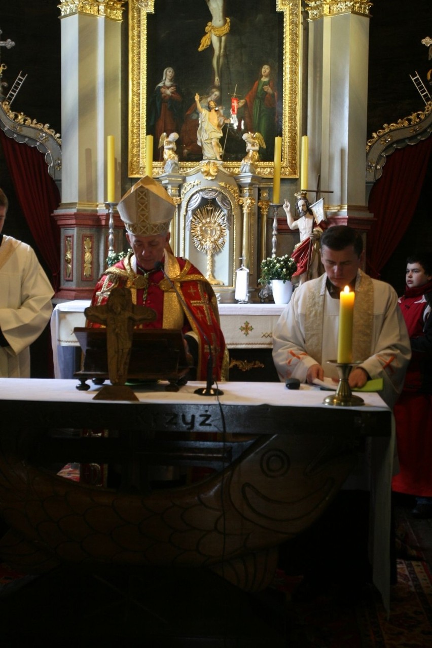 Arcybiskup Wiktor Skworc na procesji konnej w Pietrowicach Wielkich [ZDJĘCIA]