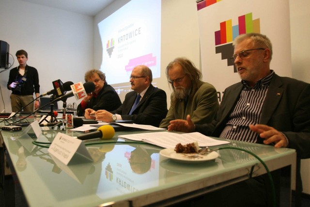Rada programowa podczas konferencji w sprawie promowania Katowic jako Europejskiej Stolicy Kultury