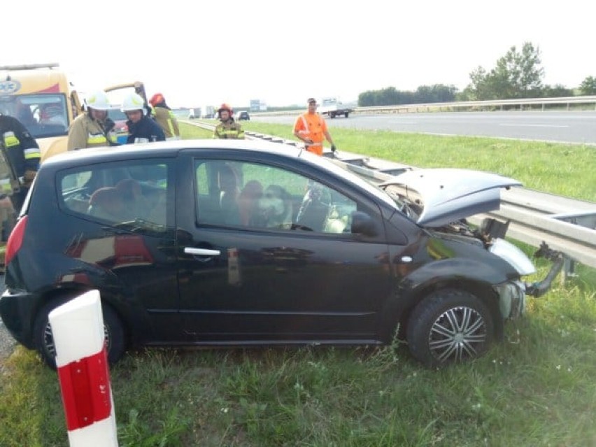 Wypadek na autostradzie A1