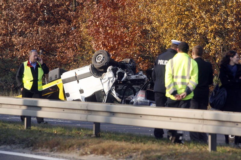 Lubin: Tragedia na krajowej trójce (ZDJĘCIA, FILM)