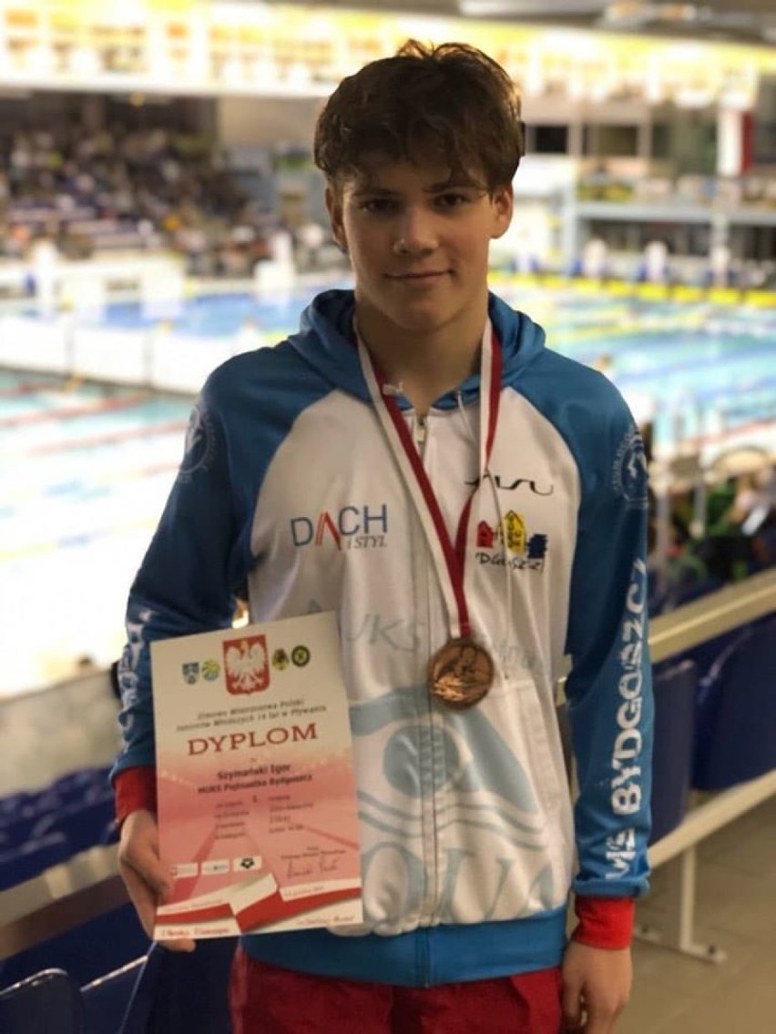 Igor Szymański brązowym medalistą Mistrzostw Polski w pływaniu 