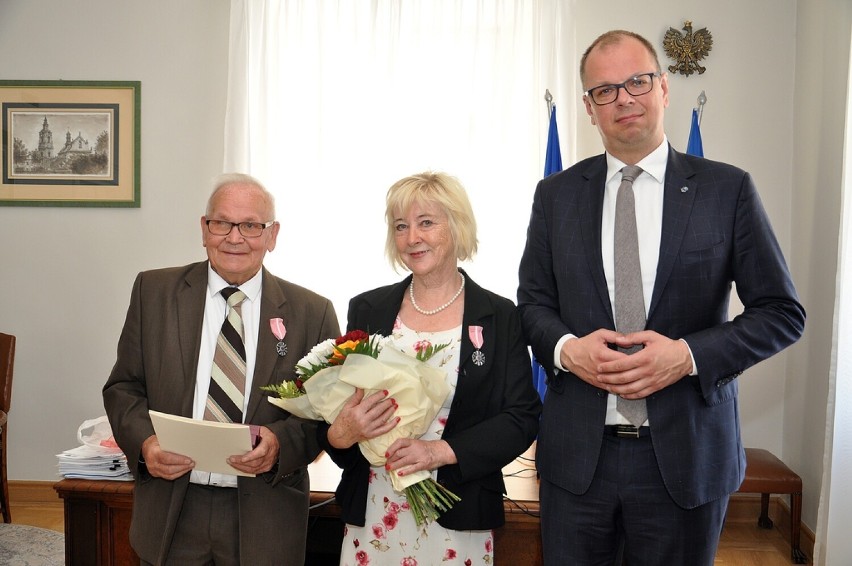 Złote gody trzech par małżeńskich z Przemyśla.