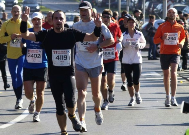maraton w Poznaniu, biegi, biegacze, maraton