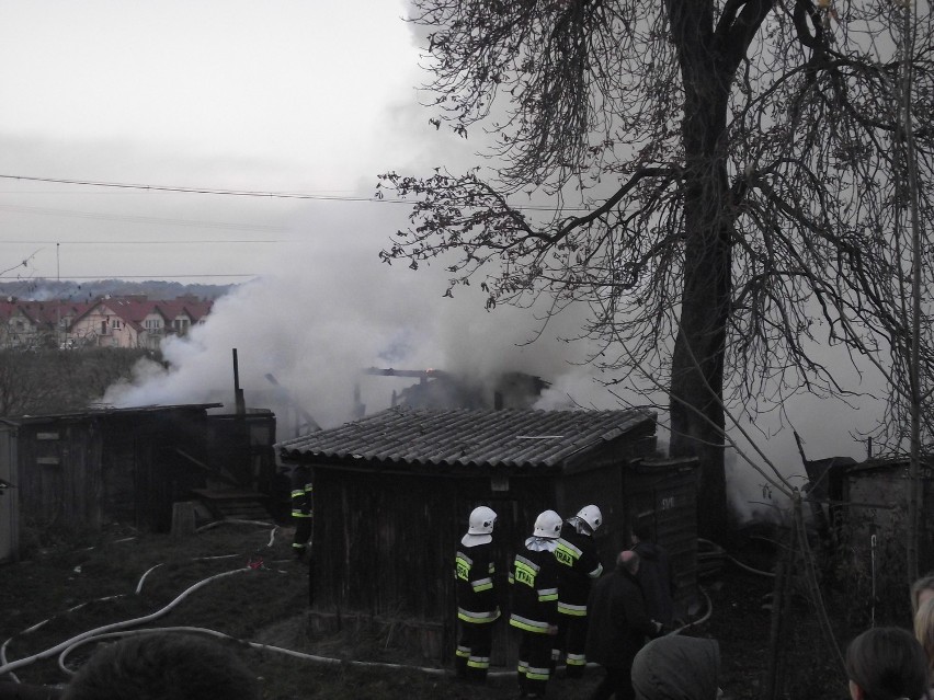 Głogów: Pożar przy ul. Folwarcznej