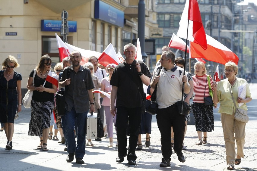 Marsz zwolenników Jarosława Kaczyńskiego nie wypalił