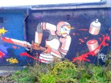 Graffiti malowane w różnych częściach Torunia [cześć 2, zdjęcia]