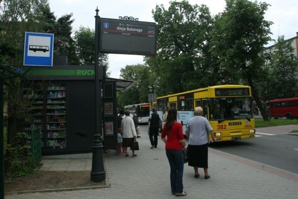 MPK Nowy Sącz: tablica wyświetli przyjazd autobusu