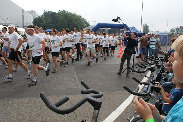 Sobota w fabryce  Volkswagena w Antoninku upłynęła pod znakiem zmagań sportowych.