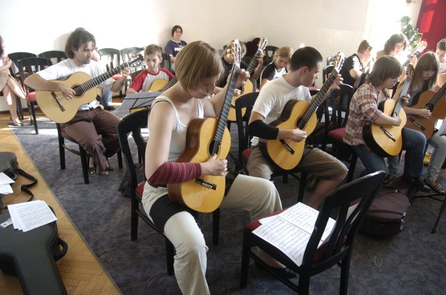 Akademia Gitary - kurs mistrzowski w Jarocinie w 2009 roku