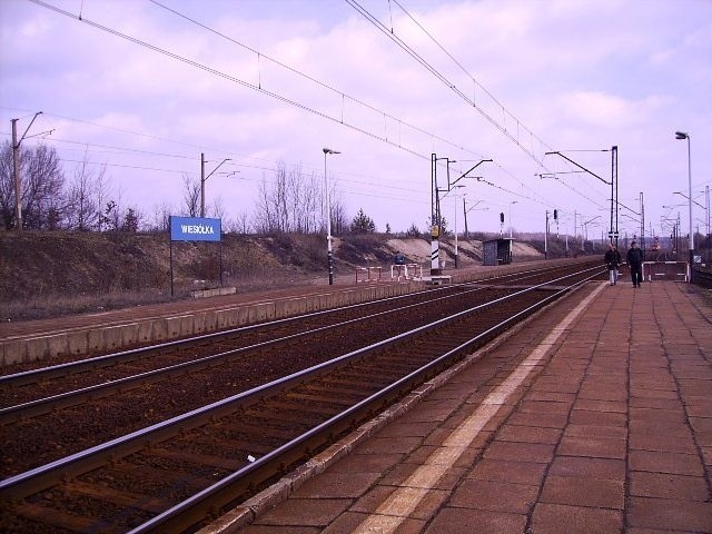 Stacja kolejowa w Wiesiółce