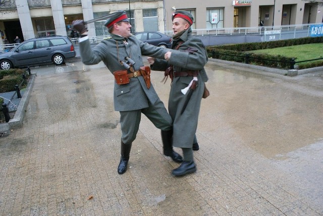 Rekonstrukcja Powstania Wielkopolskiego.