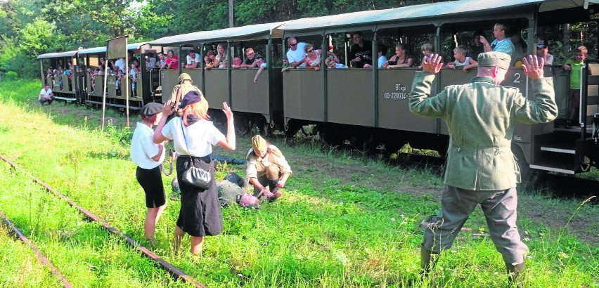 Pokonanie Wehrmachtu przy kolejce wąskotorowej w Rudach