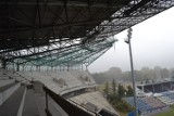 Budowa stadionu Górnika Zabrze. Rośnie dach i przybywa lamp [NOWE ZDJĘCIA]